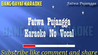 Fatwa pujangga Melayu karaoke no vokal [upl. by Nivle278]