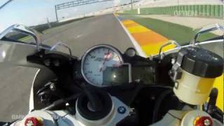 New BMW S 1000 RR 2012 on Circuit Ricardo Tormo Valencia HD Option Auto News [upl. by Odom]