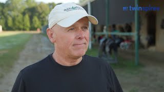 Trainer Michael Stidham on Arlington Million contender Catnip [upl. by Randal]