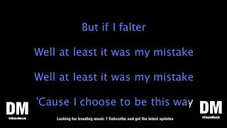 Gabrielle Aplin My Mistake Karaoke Version [upl. by Adirem16]