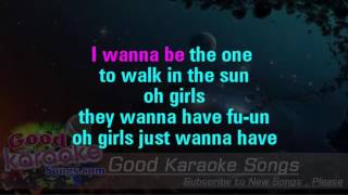 The Goonies R Good Enough Cyndi Lauper Lyrics Karaoke  goodkaraokesongscom [upl. by Suivat]