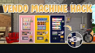 Bloxburg  WORKING VENDO MACHINE  Building Hack  Tips amp Designs  Series 16 [upl. by Essinger480]