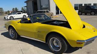 1971 Chevrolet Corvette Stingray Convertible [upl. by Gredel439]