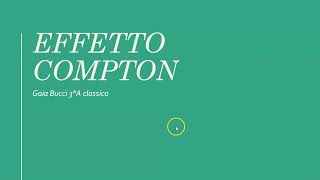 Effetto Compton [upl. by Emmery71]