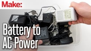 DIY Hacks amp How Tos Convert a BatteryPowered Device to AC Power [upl. by Aicylla]