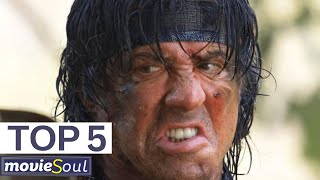 Top 5 Sylvester Stallone Movies [upl. by Noyrb]