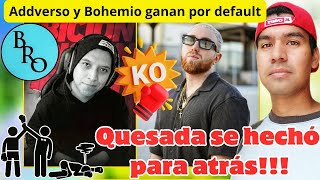 ADDVERSO y BOHEMIO aceptan el debate y QUESADA se acobarda demostrando que solo habla por hablar [upl. by Reklaw]