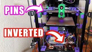 Voron Trident mods Inverted Electronics Pin Kinematics [upl. by Forkey659]