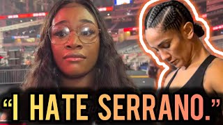 “I HATE AMANDA SERRANO” Claressa Shields Believes Katie Taylor Won The Fight [upl. by Eirased]