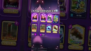 These are my Top 5 decks for October👑 clashroyale clasher proplayer supercell protips gaming [upl. by Ennaitsirhc]