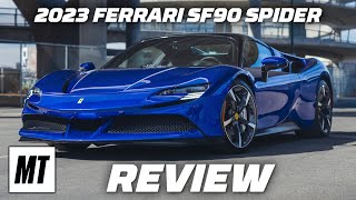 First Test Ferrari SF90 Spider  MotorTrend [upl. by Atima]