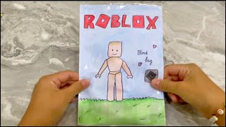 🌷Paper surprise 🌷 Asmr tutorial 💕Roblox outfit👗 blind bag💖 [upl. by Brout167]