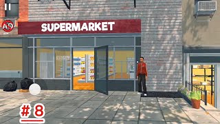 Expando El Almacén Contrato Al Reponedor y Compro Otra Licencia  Cap 8  Supermarket Simulator [upl. by Nosduj]