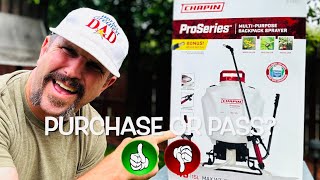 Is this the Best Rated Backpack Sprayer Unboxing Demo amp InDepth Review of the Chapin 61800 [upl. by Eitsirk]