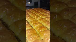 How to Make Turkish Baklava Dessert [upl. by Yatnuhs]