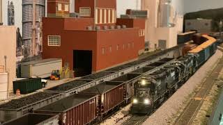 Overland Models NS GP59 4608 Leads on the Asheville District [upl. by Nnahgem36]