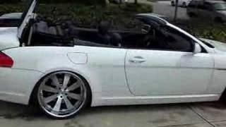 2007 BMW 650i update Klass Wheels and AC spoiler [upl. by Yelsel]