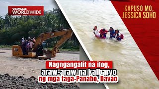 Nagngangalit na ilog arawaraw na kalbaryo ng mga tagaPanabo Davao  Kapuso Mo Jessica Soho [upl. by Godwin]