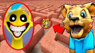 Can HORROR SPRUNKI find me in a MAZE Gmod Sandbox [upl. by Faludi]