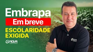 QUEM PODE FAZER O CONCURSO DA EMBRAPA 2024 ENTENDA OS NÍVEIS DE ESCOLARIDADE EXIGIDOS [upl. by Hogle200]