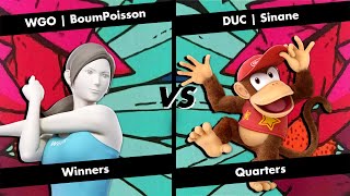 Weekly Bamagotchi 64  WQ  BoumPoisson Wii Fit vs Sinane Diddy Kong [upl. by Nalid]