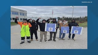 Sysco workers strike in Indianapolis [upl. by Atiugram]