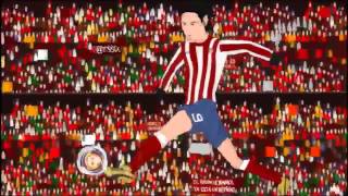 Atlético Madrid Athletic Bilbao 30 9512 Final Europa League parodia [upl. by Anohr125]