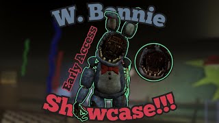 Early Access Withered Bonnie Showcase  Undied Revamp  Roblox [upl. by Kirschner199]