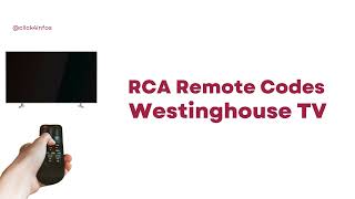 RCA Universal Remote Codes For Westinghouse TV [upl. by Ainer56]