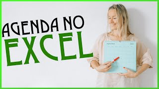 📊 EXCEL  Como fazer uma agenda  Nível Básico [upl. by Gnoy]