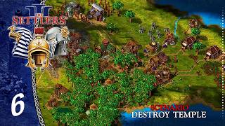 The Settlers 3  Amazons Scenario  Destroy Temple [upl. by Nnyrat941]