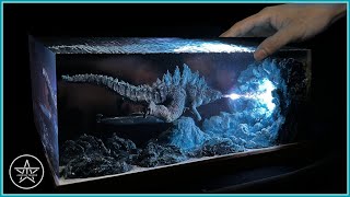 The GODZILLA2024 Diorama of Realistic Atomic Breath in Tiamats Domain Polymer Clay Resin Art [upl. by Stephen]