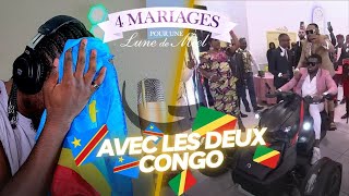 IL ENTRE AVEC UNE MOTO POUR SON MARIAGE  4 Mariages Pour Une Lune De Miel  reaction rdc [upl. by Alebasi349]