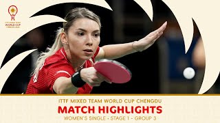 Bernadette Szocs vs Shin Yubin  KOR vs ROU WS  Stage 1  ITTFWorldCup 2024 [upl. by Philipa]