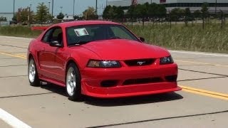 Test Driving 2000 Cobra R Mustang 54 DOHC V8 Six Speed [upl. by Conney171]