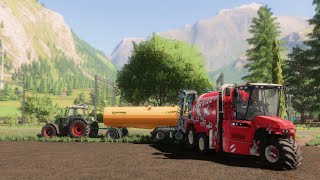 FS22  Map Erlengrad  103 Sowing rapeseed liquid manure spreading VERVAET Hydro Trike XL [upl. by Haskell684]