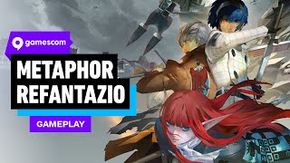 Metaphor ReFantazio  16 Minutes of Gameplay  gamescom 2024 [upl. by Enomys171]