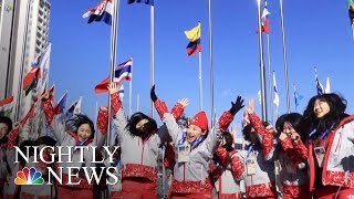 North Korean Athletes Arrive In PyeongChang Ahead Of Olympic Games  NBC Nightly News [upl. by Weissberg]