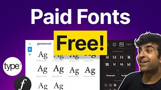 Get Paid Fonts for Free – New Tools Resources amp Tricks [upl. by Laurie]