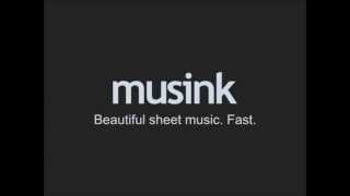 Musink Overview Free Notation Editor Software [upl. by Goerke]