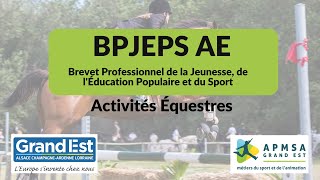 BPJEPS Activités Équestres [upl. by Tnelc]