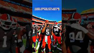 Jameis Winston with another LEGENDARY pregame speech‼️😤 nfl comedy [upl. by Liakim]