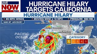 Hurricane Hilary California could see record rain flooding impacts  LiveNOW from FOX [upl. by Lena]