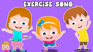 The Stretching and Exercise Song  More Learning Videos amp Kids Music [upl. by Eiramesor]