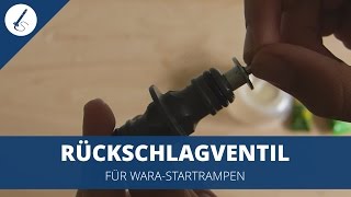 Anleitung Rückschlagventil für WasserraketenStartrampe  Wasserrakete  water rocket launcher [upl. by Dachi]