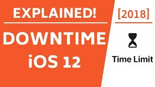 Downtime  iOS 12 Feature Explained 2018 [upl. by Fidelis]