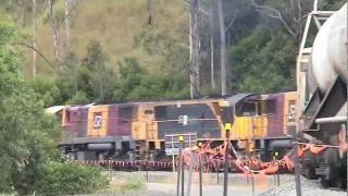 QR Molasses Train on Toowoomba Range [upl. by Flossie]