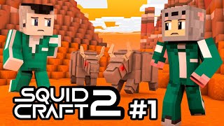 SQUID CRAFT GAME 2 🦑 1  Más cerca de los 100000 DOLARES 💰 [upl. by Joni244]