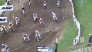 Motocross MXGP Saint Jean dAngély 2014 MX2 Race 2 [upl. by Yelyr301]