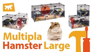 MULTIPLA HAMSTER LARGE by Ferplast  Assembly Tutorial [upl. by Atiuqahc]